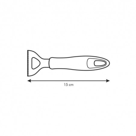 Squama Pesce In acciaio Inox 15 Cm con Manico in Plastica Tescoma Linea-Presto | Mec.Dab SRL | TescomaHotel, Restaurant & Café |8595028425161