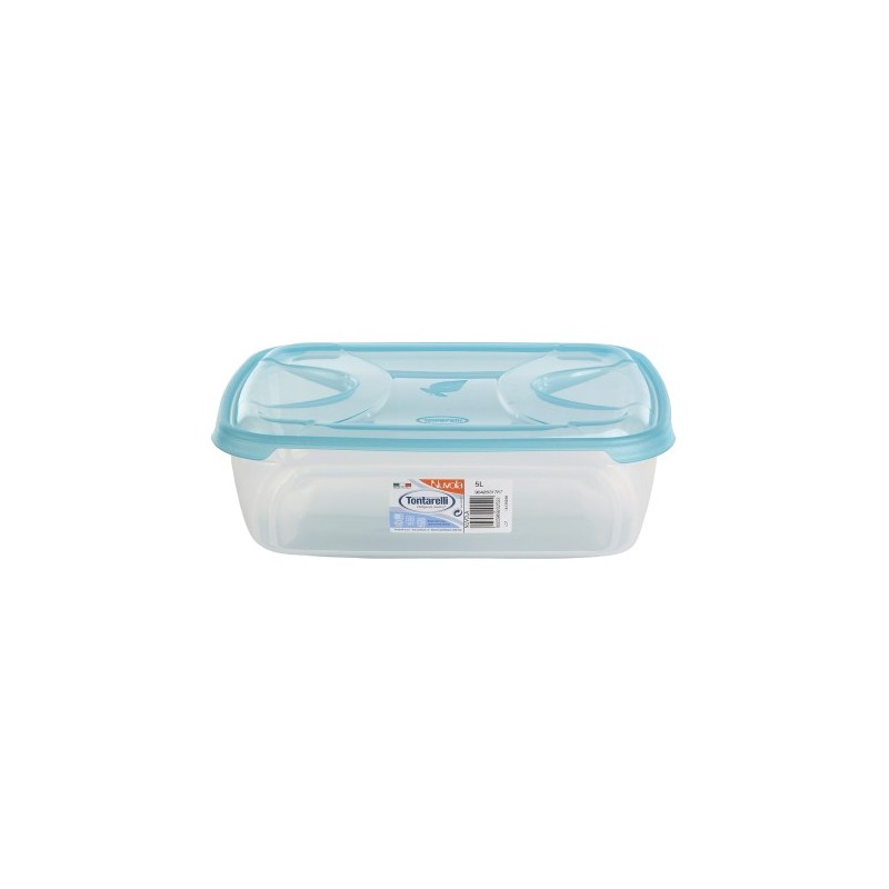 Contenitore Rettangolare Frigobox in Plastica 5l per Conservazione di Alimenti Tontarelli | Mec.Dab SRL | Generica - Senza Marca