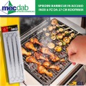 Spiedini Barbecue in Acciaio inox 6 PZ da 27 Cm Koopman | Mec.Dab SRL | Generica - Senza Marca