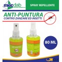 Spray Repellente Anti zanzare 80 ml  Profumato Alla Citronella | Mec.Dab SRL | Free Bubbles