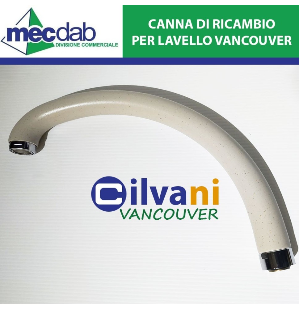 Canna di Ricambio per Lavello Cucina Vancouver Canna Alta Okite Avena|9,00 €