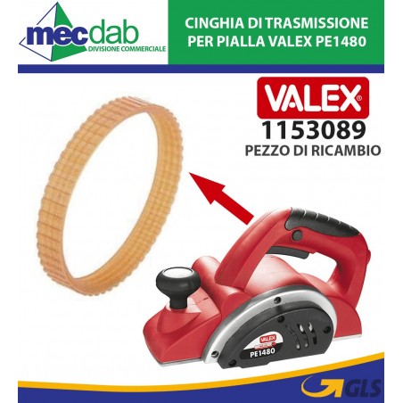 Cinghia Di Trasmissione Ricambio Per Piallatrice Valex PE1480 | Mec.Dab SRL | Valex
