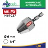 Mandrino Autoserrante Attacco Esagonale Ø 6 mm 1/4" Valex 1461027