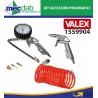 Kit Accessori Pneumatici Per Compressore 3 + 3 Pistola e Tubo Con Raccordi Valex 1559904