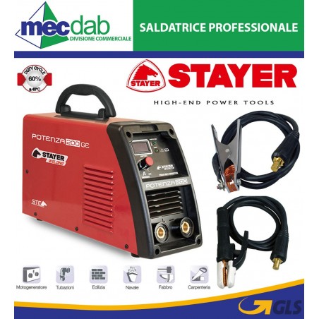 Saldatrice Professionale Stayer Potenza 200 GE 200 A