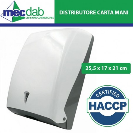 Dispenser Distributore Carta Asciugamani Salviette Piegate H.A.C.C.P | Mec.Dab SRL | Generica - Senza MarcaCasa, Arredamento & Bricolage |8033498016927