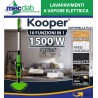 Scopa a Vapore Elettrica Lavapavimenti 1500W 10 in 1 Kooper Vaporbella Plus 550ml