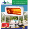 Stufa infrarossi per Interno ed Esterno 1300W IP54  SoleBianco CFG