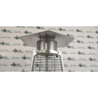 Stufa a Gas GPL a Fiamma Viva a Piramide Da Esterno 12500W H222,7 Cm|380,00 €