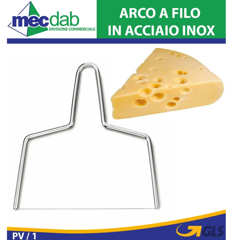 Arco a Filo Taglia Formaggio In Acciaio Inox 23 Cm Ausonia 63302|20,00 €