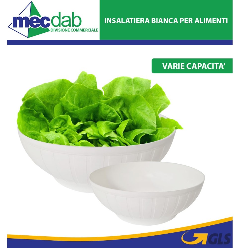 Insalatiera Ciotola In Plastica Per Alimenti Spaghetti Varie Capacità|2,85 €