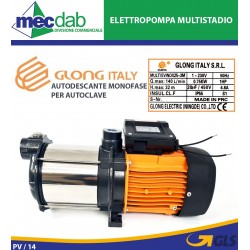Pompa Autodescante Monofase Multiuso Per Autoclave 1.02 HP 230V 0.75 KW