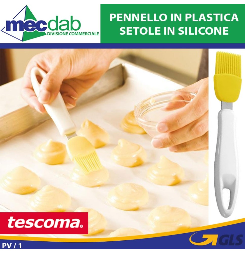 Pennello Pasticceria Con Setole In Silicone Per Pennellare Uova - Tescoma|6,60 €