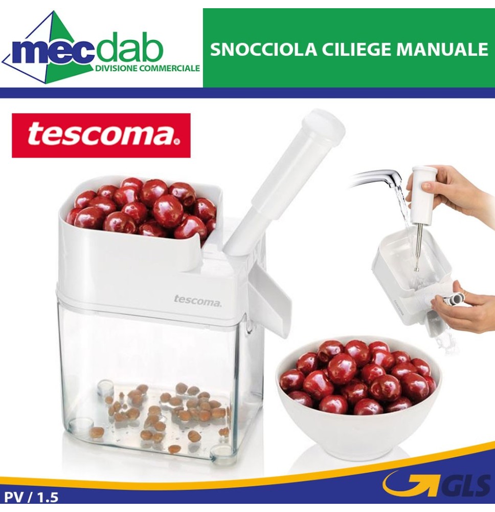 Snocciolatore Ciliege Manuale Con Vassoio Tescoma Handy|26,90 €