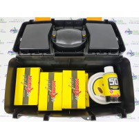 Kit Valigetta Porta Utensili + 1500 Tasselli in Nylon Pasta Lavamani e Spray Lubrificante Nobex|85,00 €