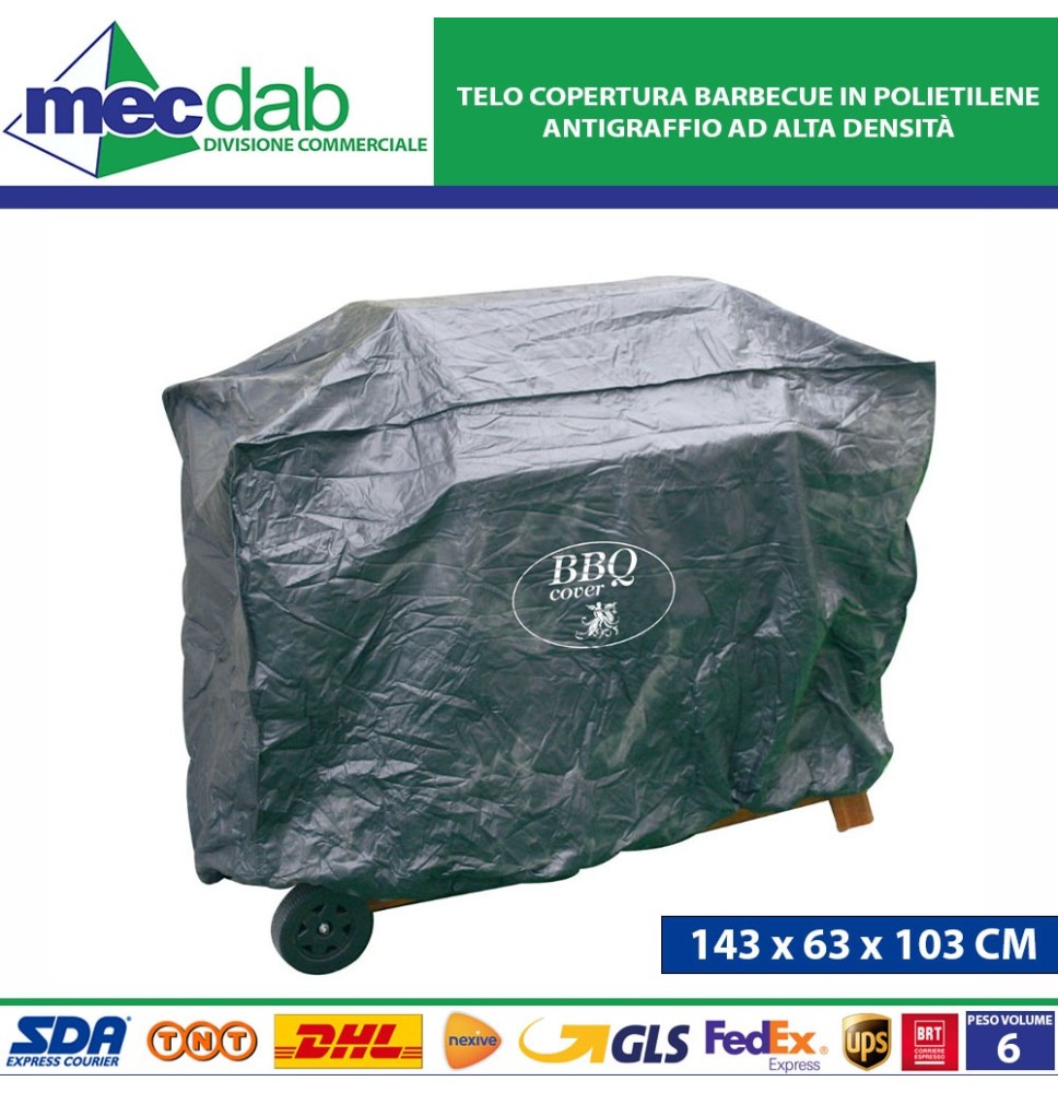 Telo Copertura Barbecue In Polietilene Antigraffio Ad Alta Densità Garden De Luxe|26,00 €