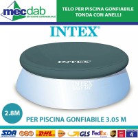 Telo Per Piscina Gonfiabile Tonda Con Anelli 2.8M INTEX 28021