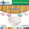 Insalatiera Tonda In Bamboo Ø 29,5 x h 13,5 Cm Vari Colori Galileo|Galileo