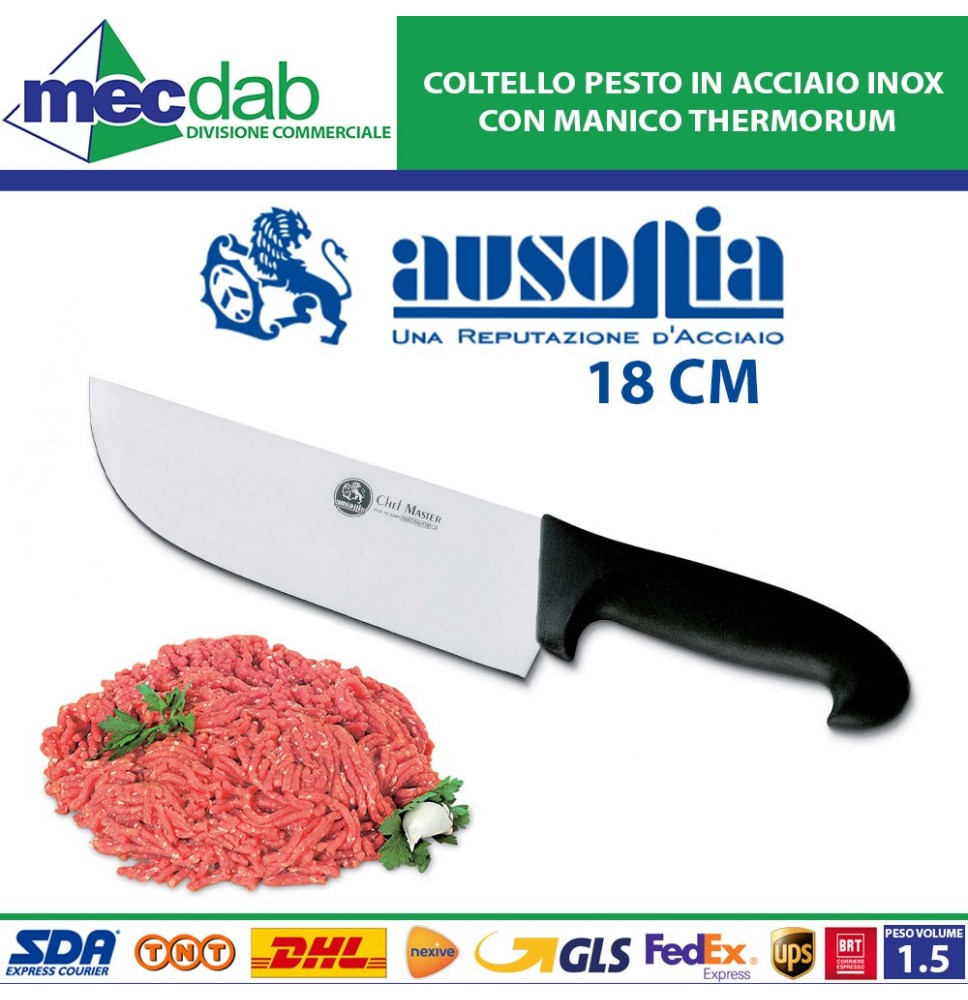 Coltello Pesto in Acciaio Inox Con Manico Thermorum 18 Cm Ausonia|32,50 €