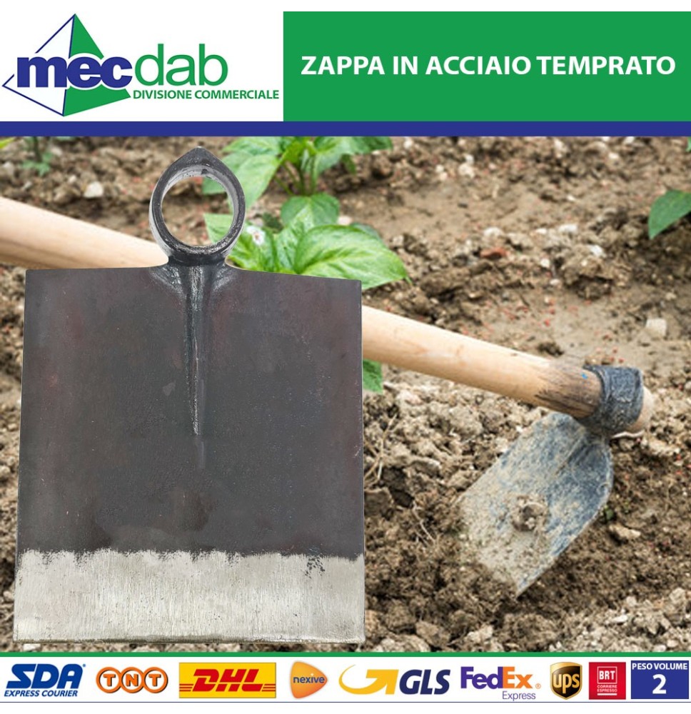 Zappa Tipo Caserta In Acciaio Temprato Con Occhio Tondo Ø 40 mm|19,99 € Zappa Tipo Caserta In Acciaio Temprato Con Occhio Tondo Ø 40 mm|19,99 €