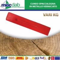 Cuneo Spaccalegna in Metallo Verniciato Vari Kg