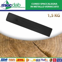 Cuneo Spaccalegna in Metallo Verniciato Nero 1,5 Kg