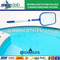 Retino Piatto per Pulizia e Manutenzione Piscina