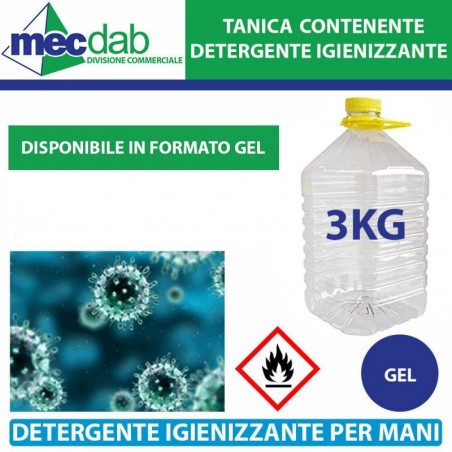 Detergente Igienizzante Per Mani 3 KG | Mec.Dab SRL | Generica - Senza MarcaCasa, Arredamento & Bricolage |