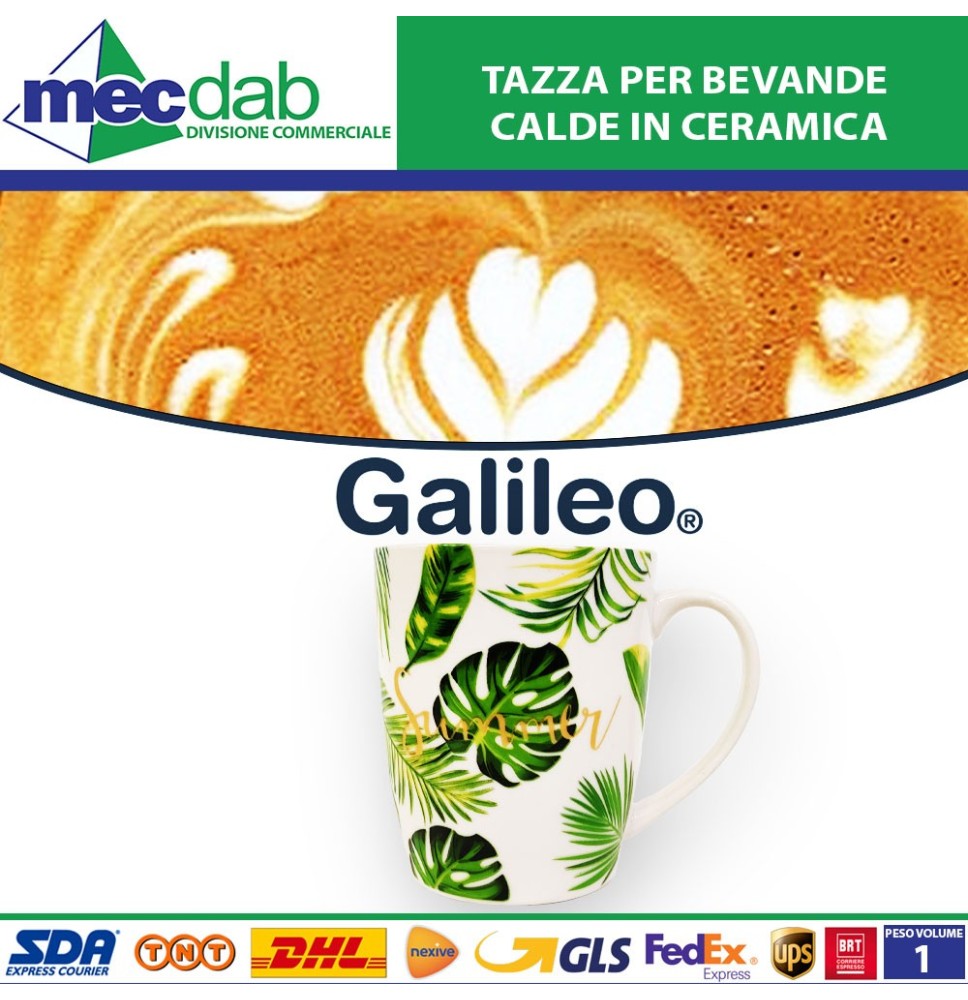 Tazza per Bevande Calde in Ceramica Galileo|3,25 €