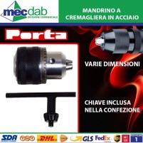 Mandrino a Cremagliera Attacco Femmina Varie Dimensioni Porta|13,99 € Mandrino a Cremagliera Attacco Femmina Varie Dimensioni Porta|13,99 €