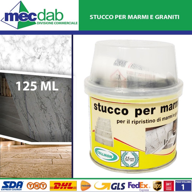 Stucco Metallico Bicomponente per Parti in Lamiera 125 ml Collmon|Collmon