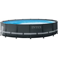 Piscina Fuoriterra Ultra XTR Frame Rotonda 488x122cm Con Pompa, Scaletta e Copertura Intex 26326