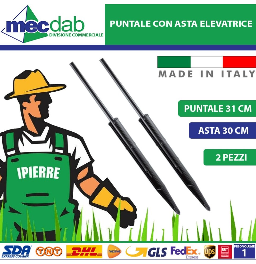 Puntale 31 Cm Con Asta Elevatrice 30 Cm Per Microaspersori  Ipierre 5302|6,00 €