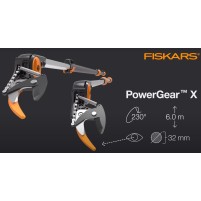 Svettatoio Telescopico Universale 6 Metri Taglio Ø 32 mm Fiskars PowerGear X UPX86|130,00 €