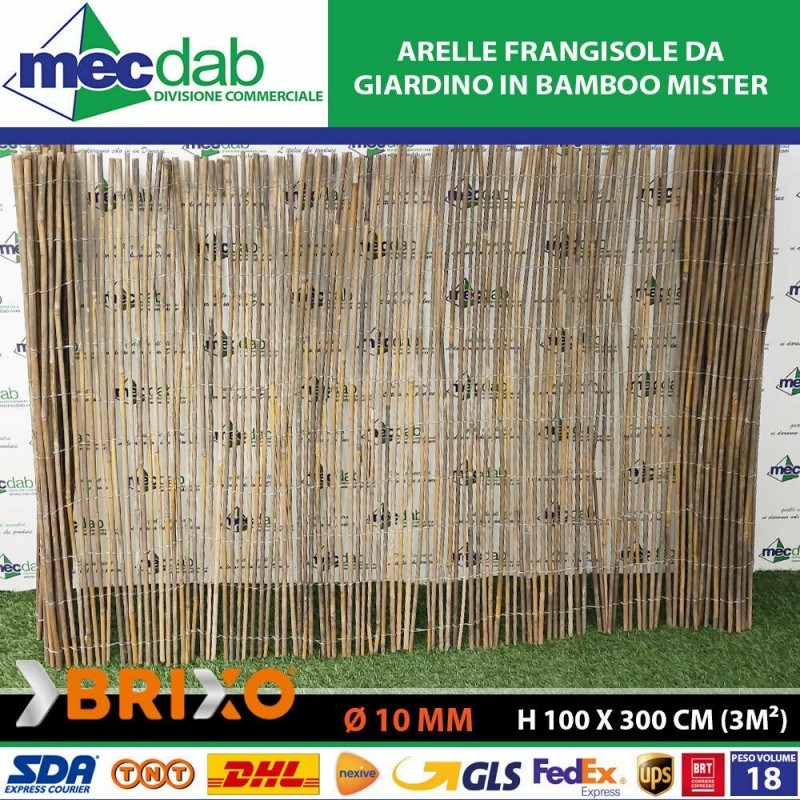 Arelle Frangisole Da Giardino In bamboo Mister Ø 10mm Varie Dimensioni Brixo|Brixo