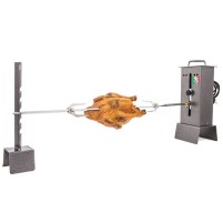 Girarrosto Elettrico In Acciaio Inox Portata 6 KG Tipo C Registrabile Giemme