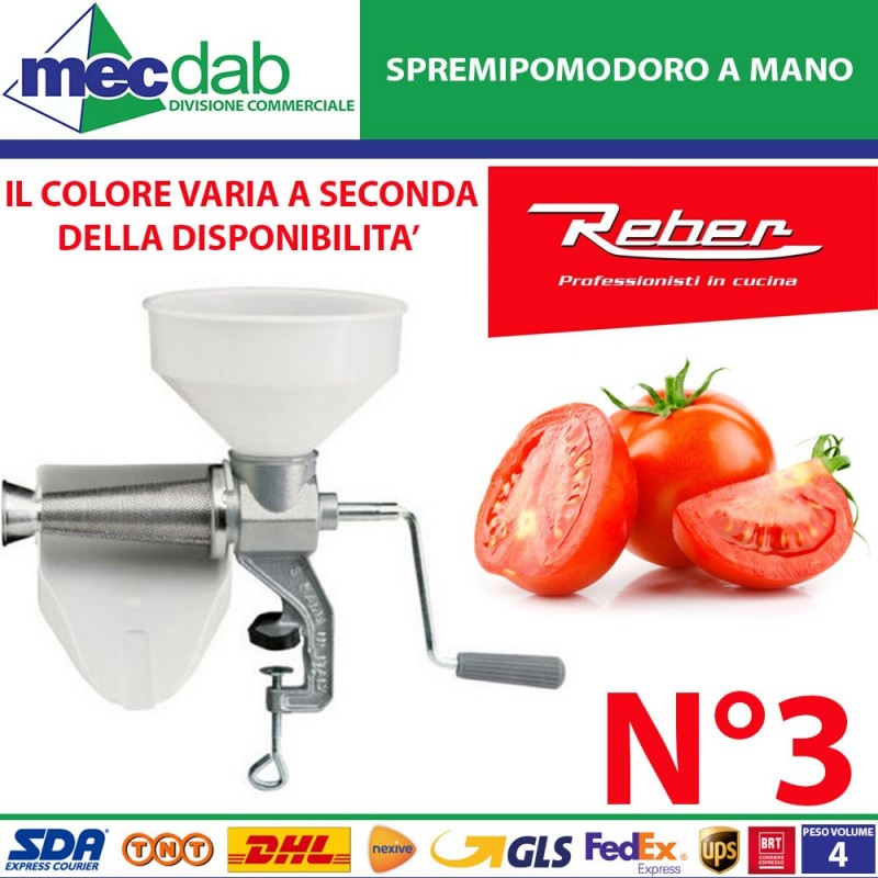 Spremipomodoro Manuale a Leva 45x28,5x37(h) Cm Reber 8602 N°3|Reber