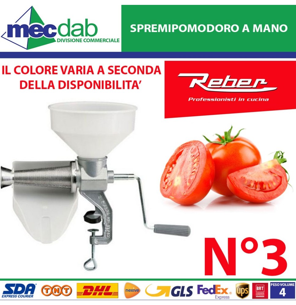 Spremipomodoro Manuale a Leva 45x28,5x37(h) Cm Reber 8602 N°3|50,00 €