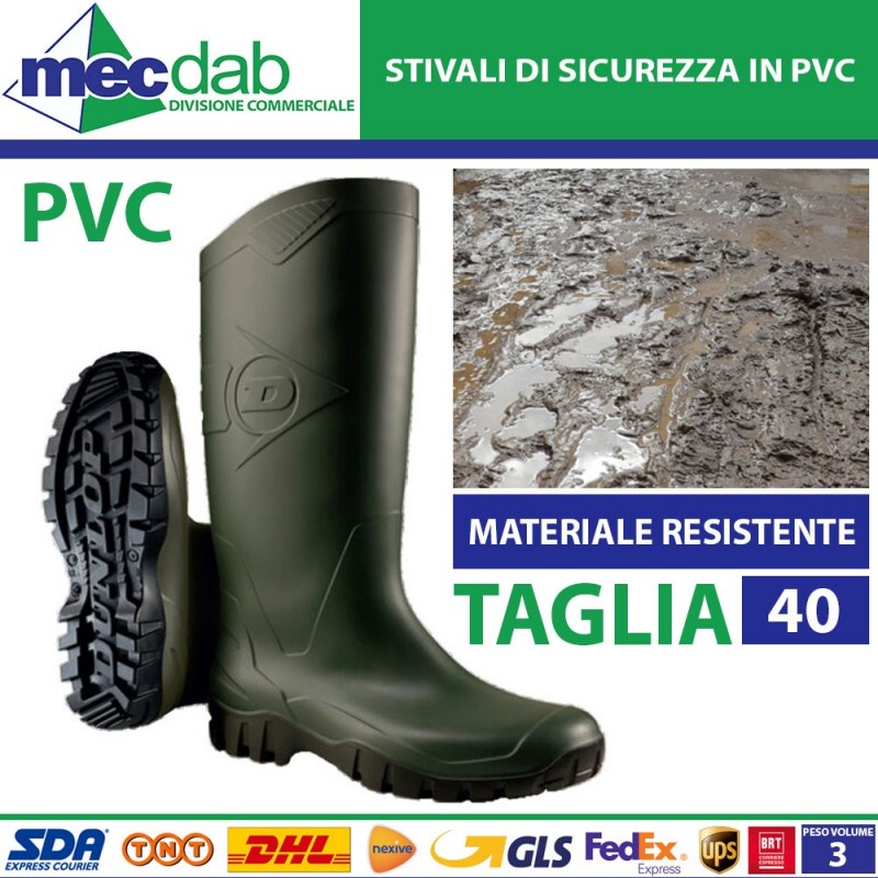 Stivali Di Sicurezza Da Lavoro In PVC Per Campo Agricolo, Pesca e Caccia Varie Taglie|Generica - Senza Marca