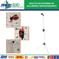 Doccia da Esterno in Alluminio Antiossidante per Terrazzo Giardino Lif