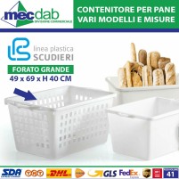 Cesta Porta Pane In Plastica Bianca Per Panetterie e Pizzerie Vari Modelli|16,00 €
