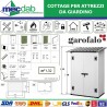 Casetta In PVC Da Giardino Con Tetto Singolo Box Per Attrezzi 122,5 x 82,5 x 201Cm|Generica - Senza Marca