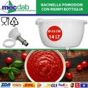 Bacinella Riempi Bottiglia In Plastica Con Erogatore Per Pomodoro 14 LT Ø 35 Cm | Mec.Dab SRL | Generica - Senza Marca