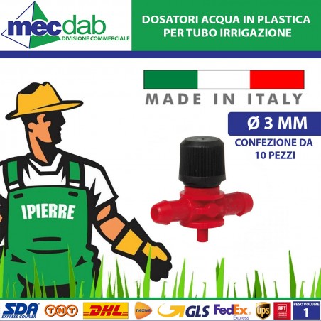 Batticarne in Acciaio Inox con Manico in Plastica Made in Italy Ø 8 Cm Gnali | Mec.Dab SRL | Generica - Senza Marca