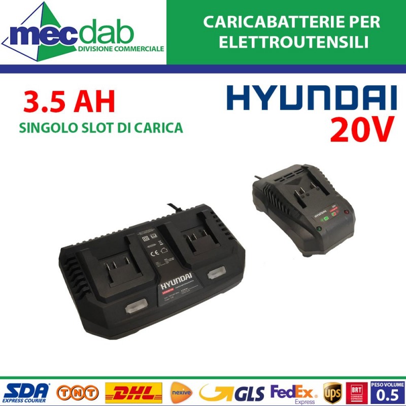 Caricabatterie Per Elettroutensili Hyundai 20V 3.0 / 3.05 Ah|Hyundai