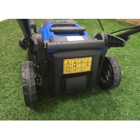 Rasaerba a Batteria 650W 5 Altezze Regolabili Con Raccoglitore 40L Taglio Mulching Hyundai 25610|410,00 €