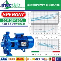 Elettropompa Centrifuga Bigirante Acque Pulite Per Irrigazione e Autoclave Speroni 2CM 25|330,00 €