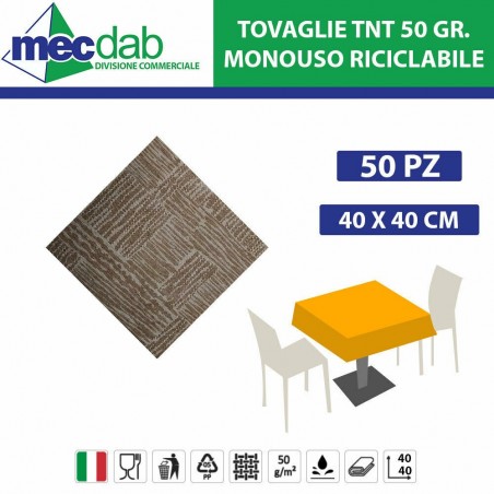 Tovaglie Coprimacchia 25/50 PZ Tessuto Non Tessuto Duchessa Bruno | Mec.Dab SRL | Generica - Senza MarcaHotel, Restaurant & Café |