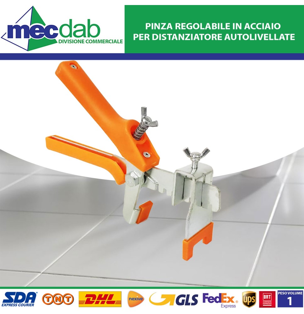 Pinza Regolabile In Acciaio Per Distanziatore Autolivellate|24,00 €