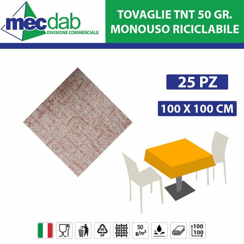 Tovaglie Coprimacchia 25/50 PZ Tessuto Non Tessuto Paris Bordeaux | Mec.Dab SRL | Generica - Senza MarcaHotel, Restaurant & Café |802905512013